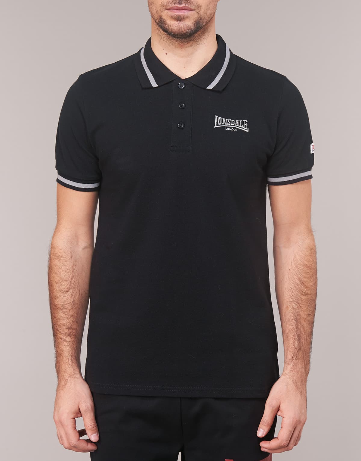Men's Polo Shirts Lonsdale Black