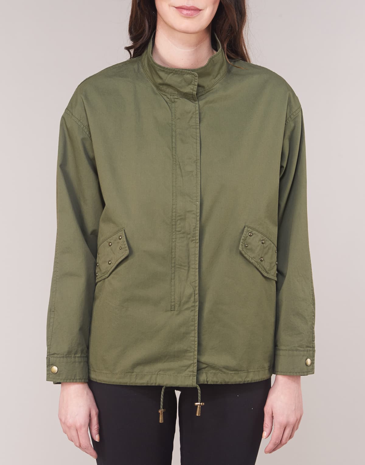 Women's Parkas Only Khaki