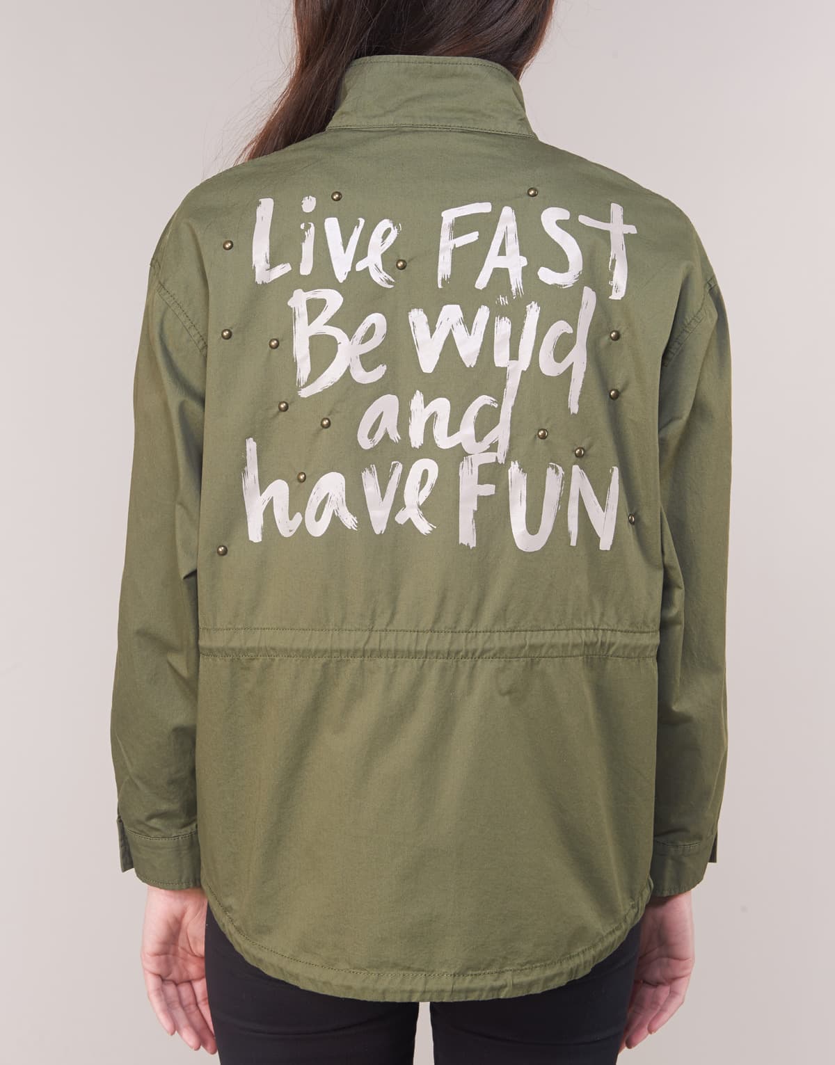 Women's Parkas Only Khaki