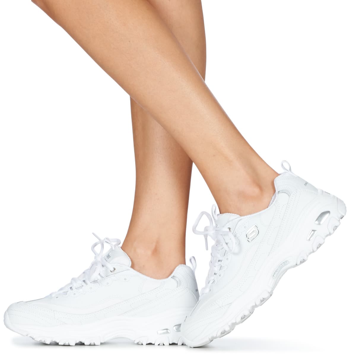 Γυναικεία Ανατομικά Sneakers Skechers D'Lites 11931-WSL Λευκά