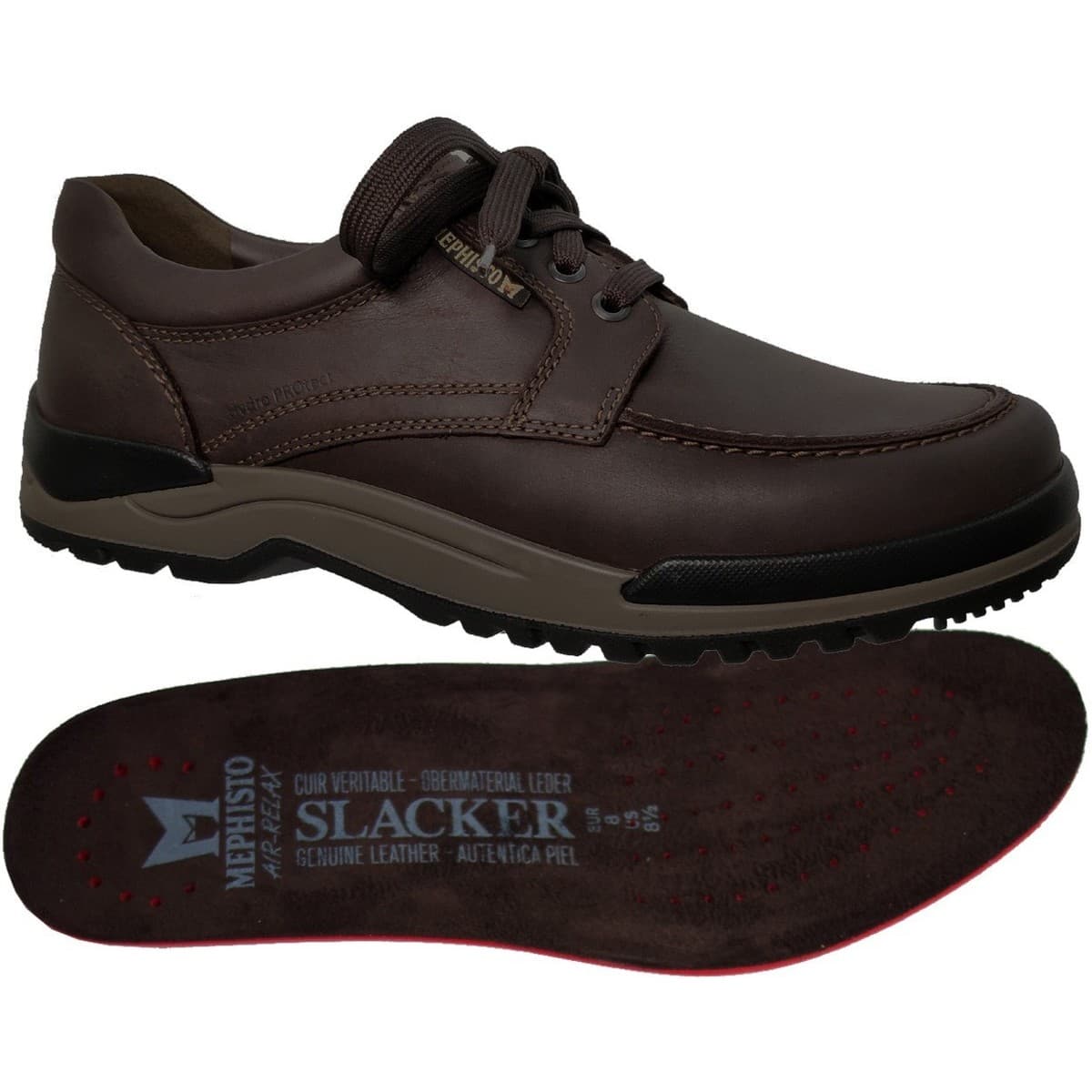 Men's Derby Shoes Mephisto Brown