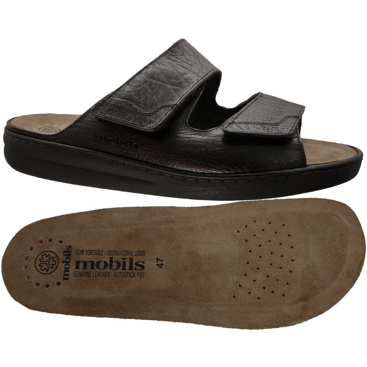 Men's Mules Mephisto Brown