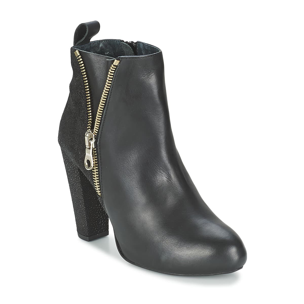 Women's Ankle Boots Shoe Biz Black