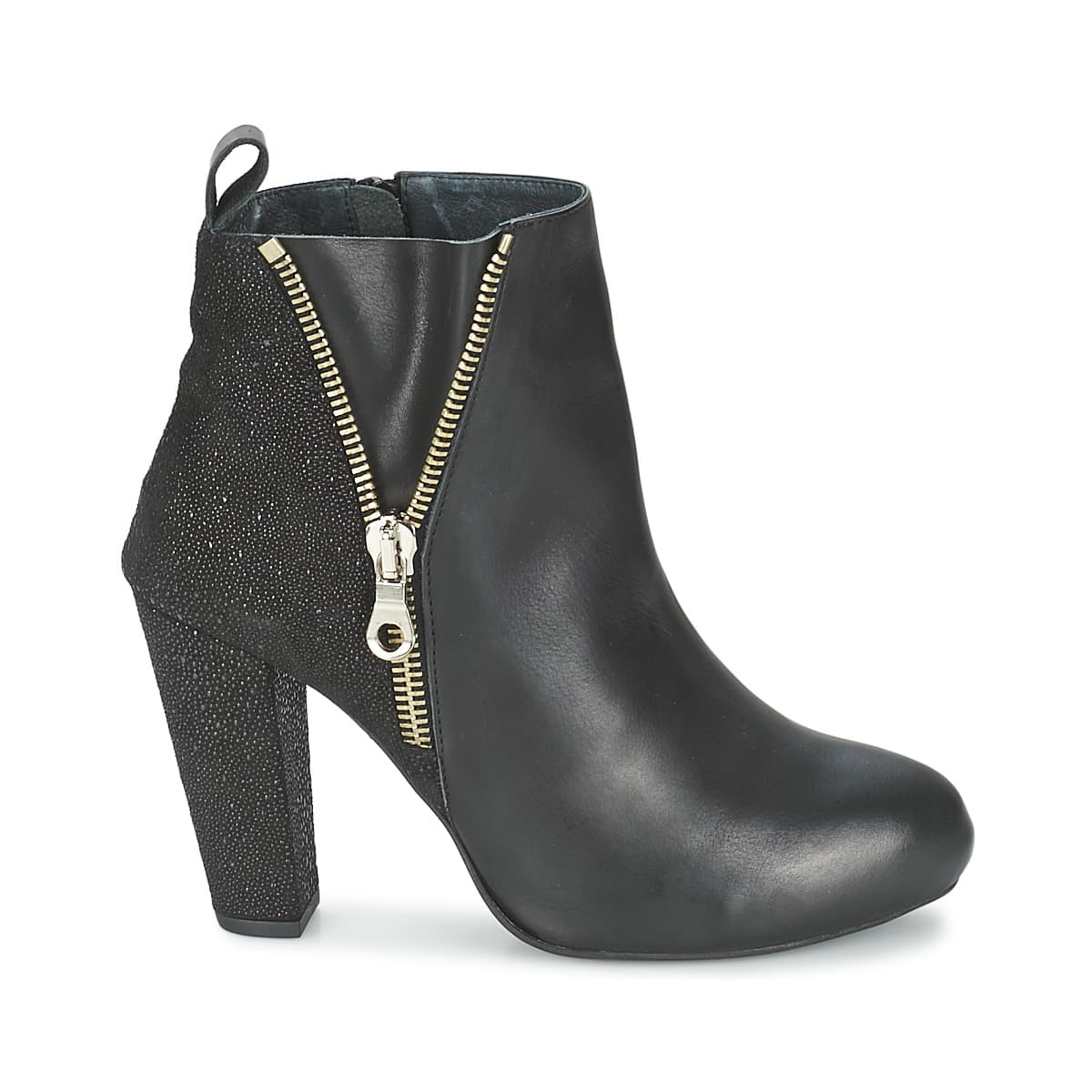 Women's Ankle Boots Shoe Biz Black