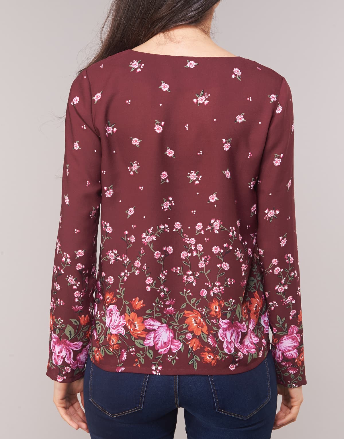 Women's T-Shirts Casual Attitude Bordeaux