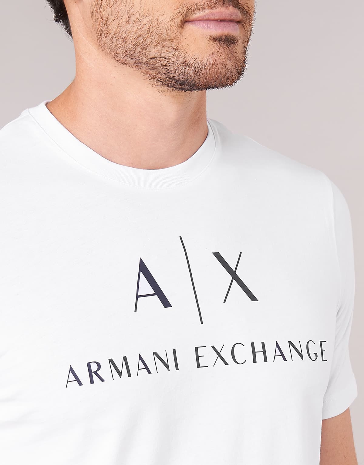 Men's T-Shirts Armani Exchange White
