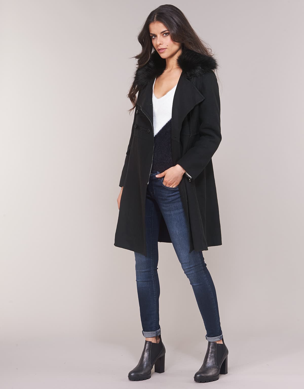 Women's Coats Moony Mood Black