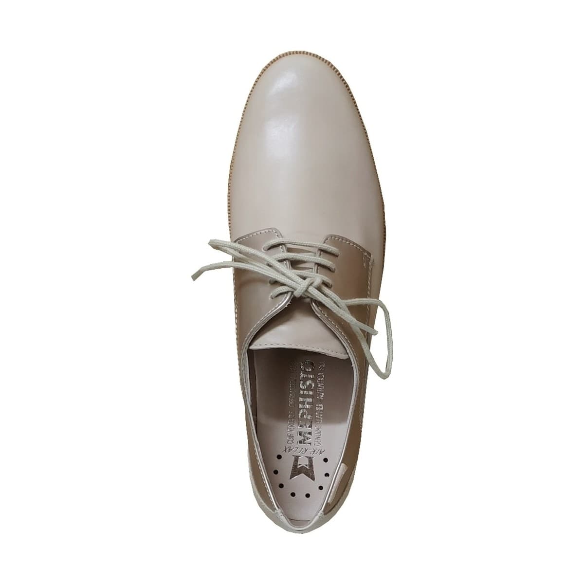 Women's Derby Shoes Mephisto Beige