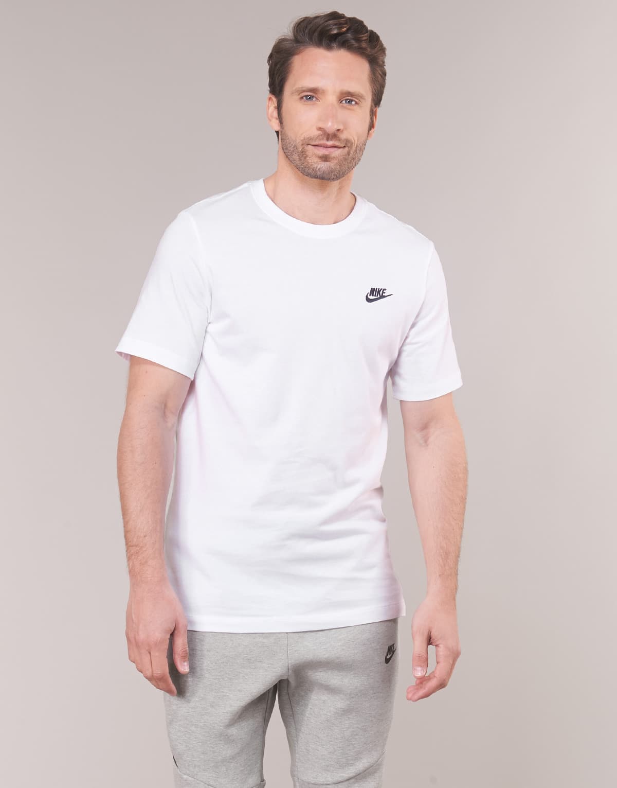 Men's Sports T-Shirts Nike White