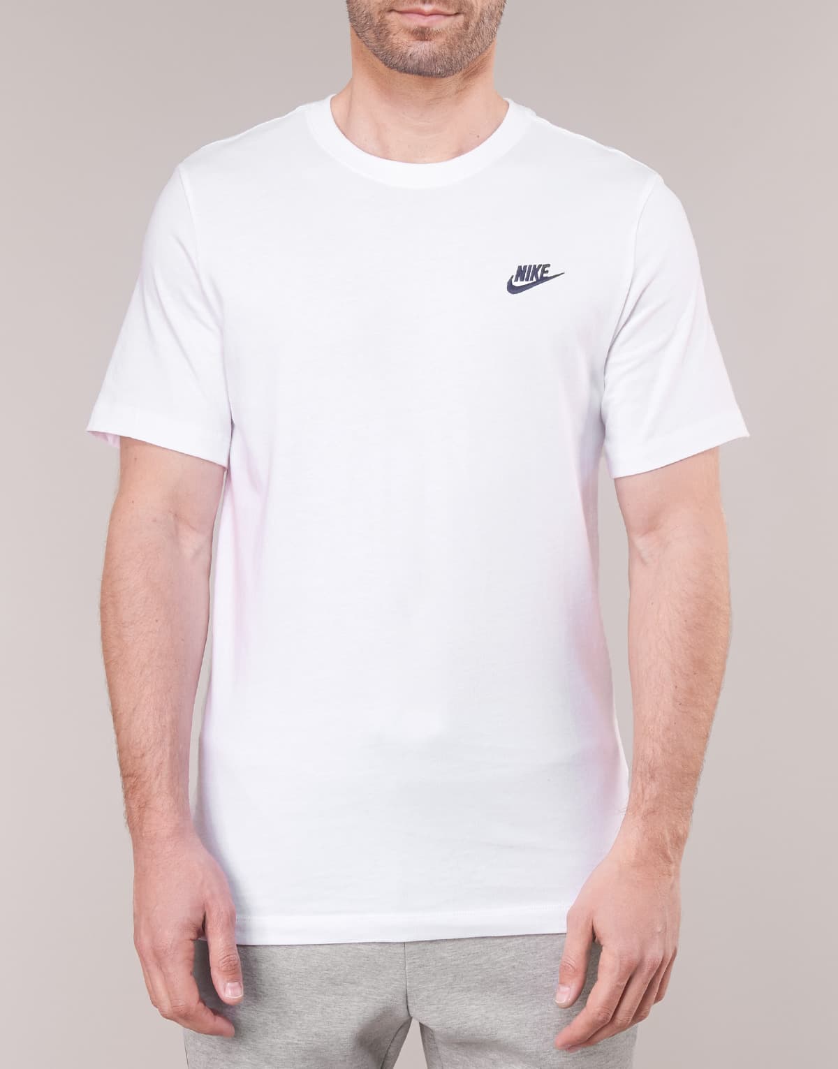 Men's Sports T-Shirts Nike White