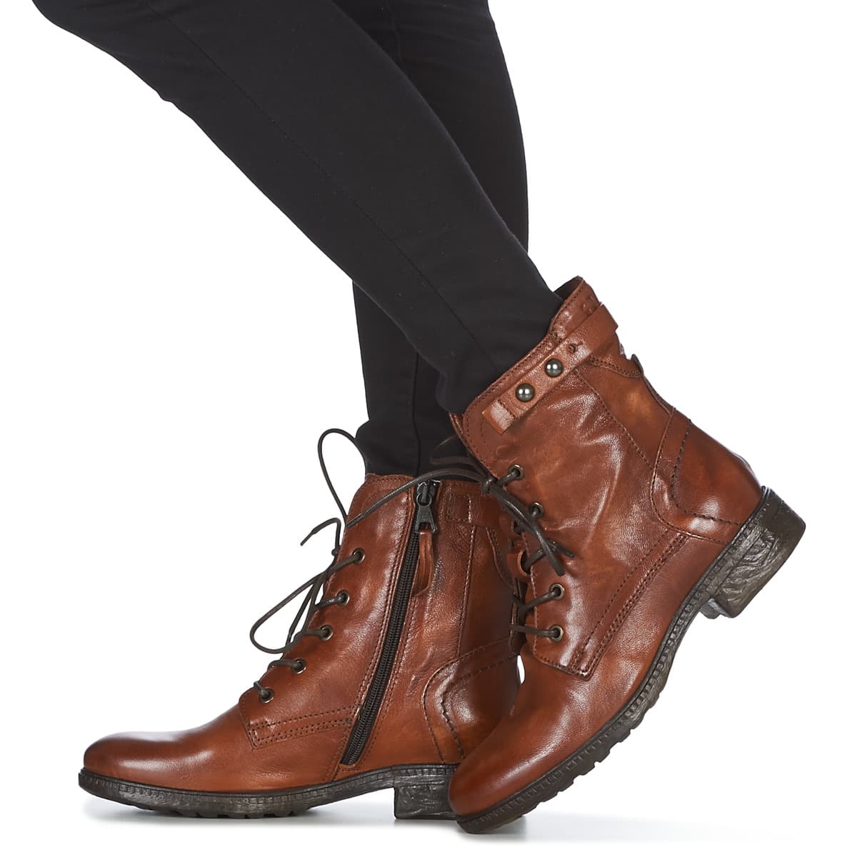 Women's Boots Dream in Green Brown