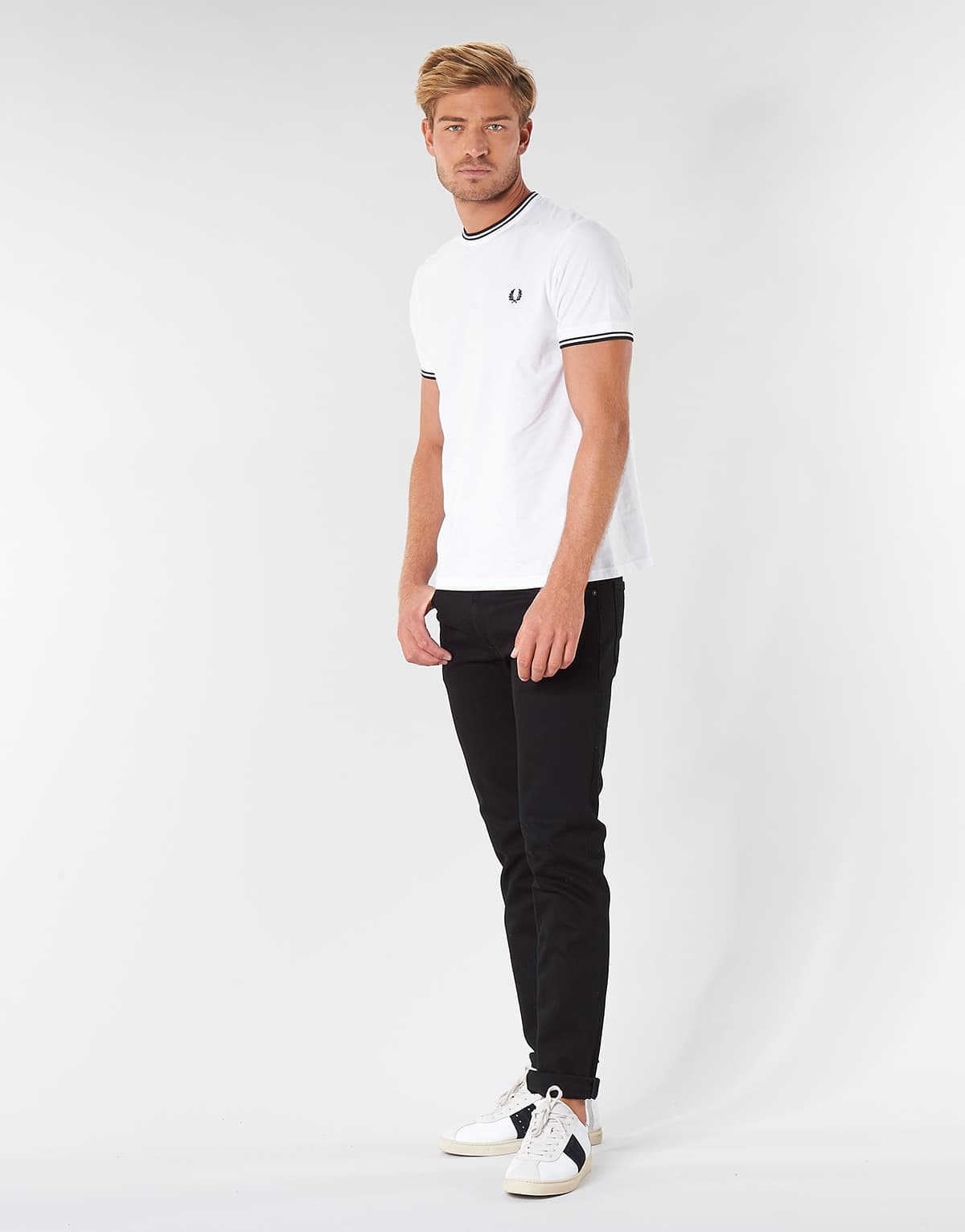 Men's T-Shirts Fred Perry White