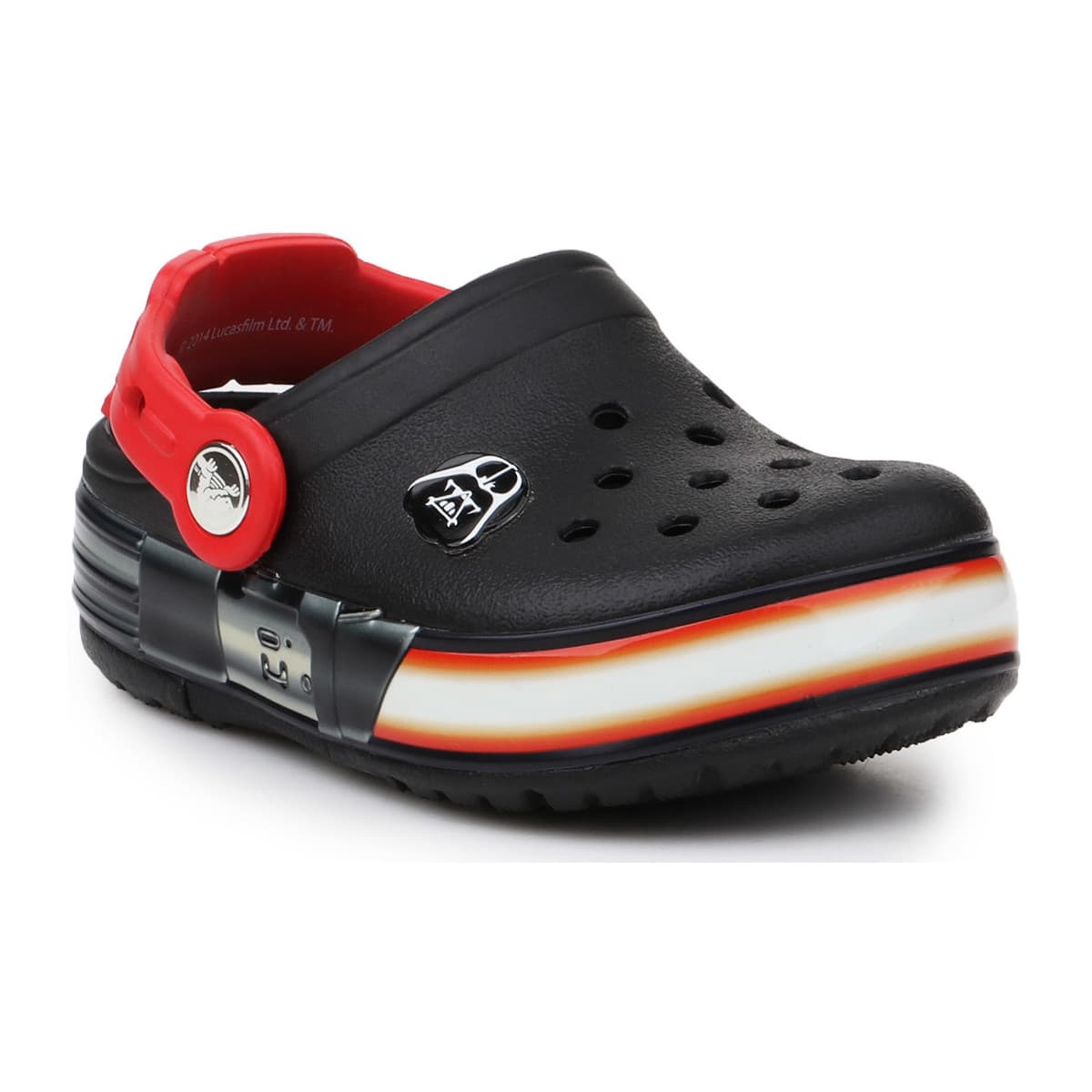 Σανδάλια χωρίς τακούνι Crocs Crocslights Star Wars Vader 16160-0X9-116