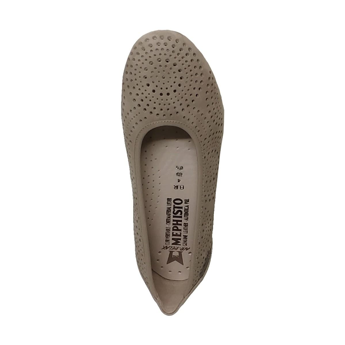 Women's Ballet Flats Mephisto Beige