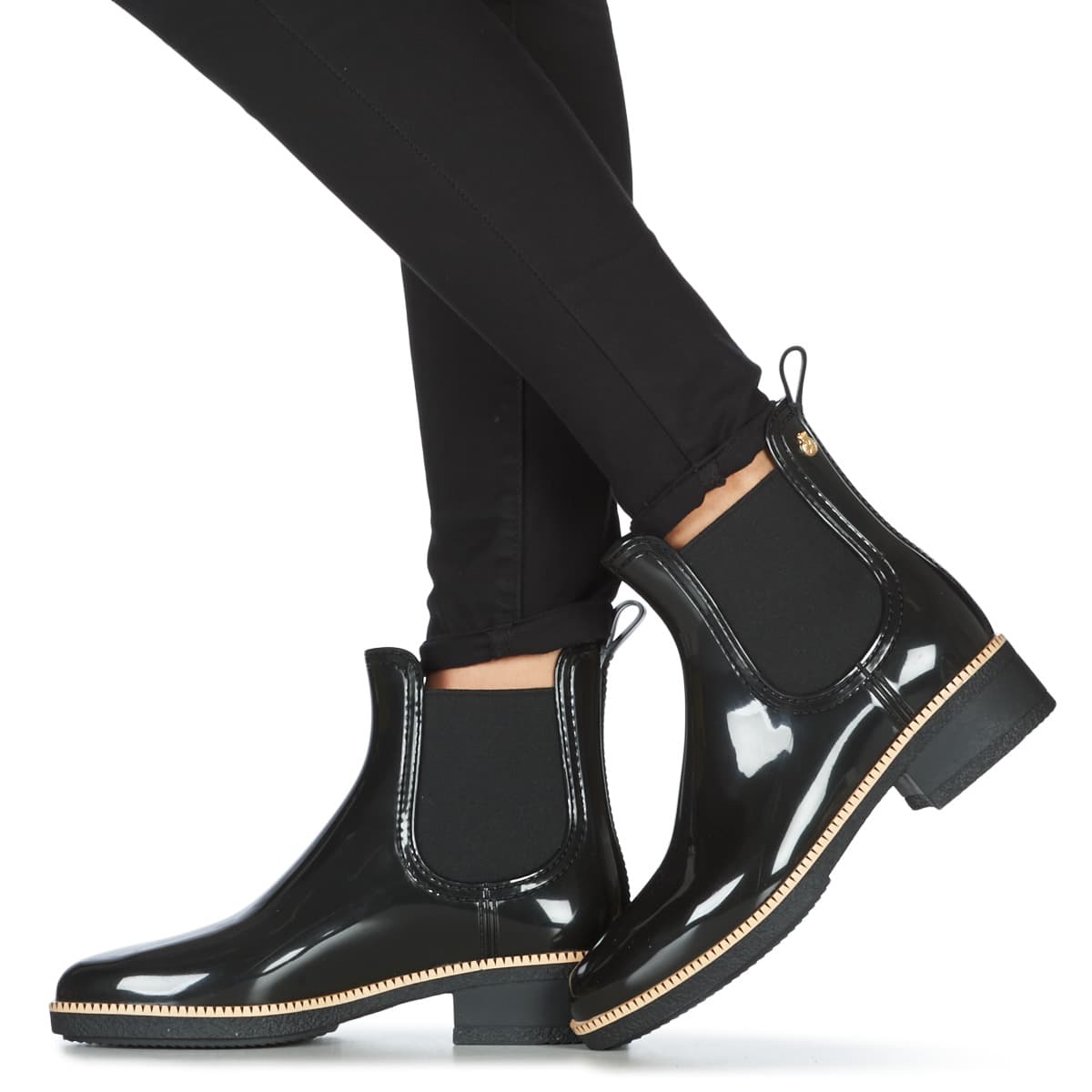 Women's Wellington Boots Lemon Jelly Black