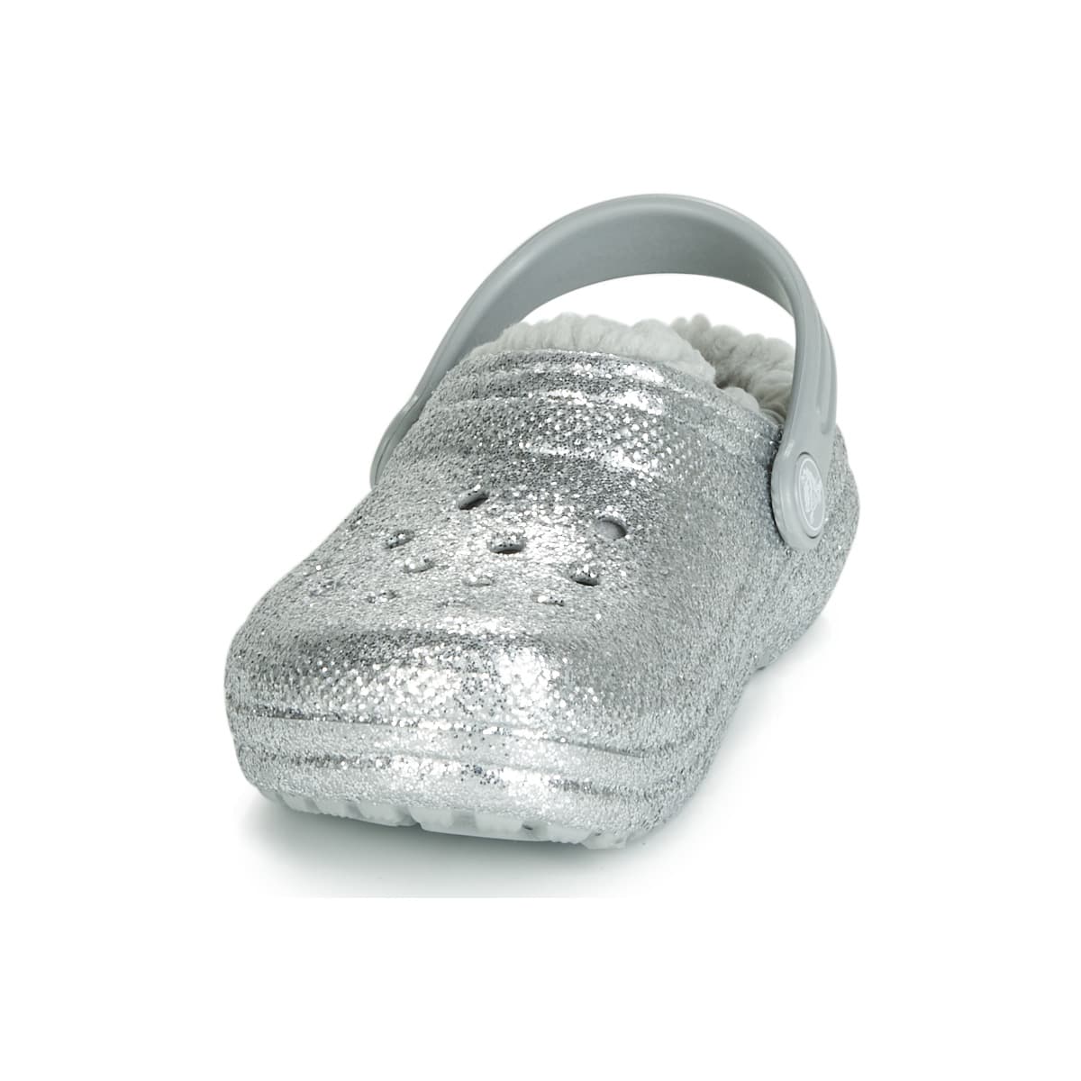 Girls' Slippers Crocs Silver
