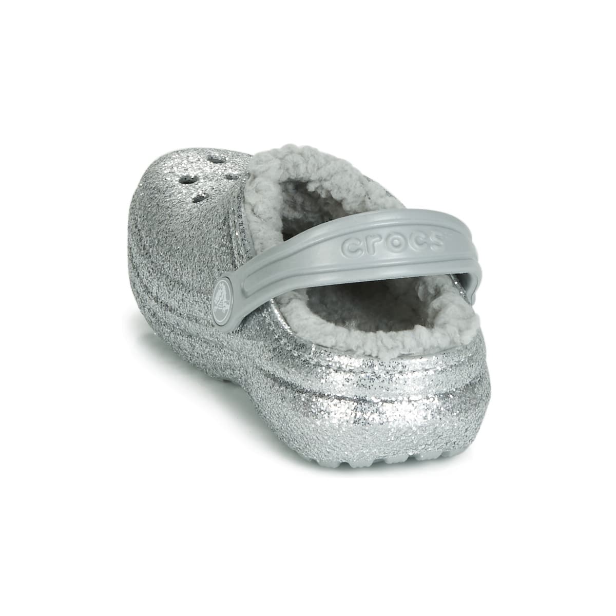 Girls' Slippers Crocs Silver