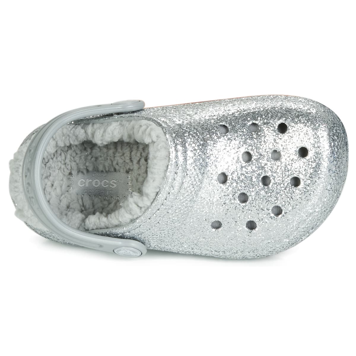 Girls' Slippers Crocs Silver
