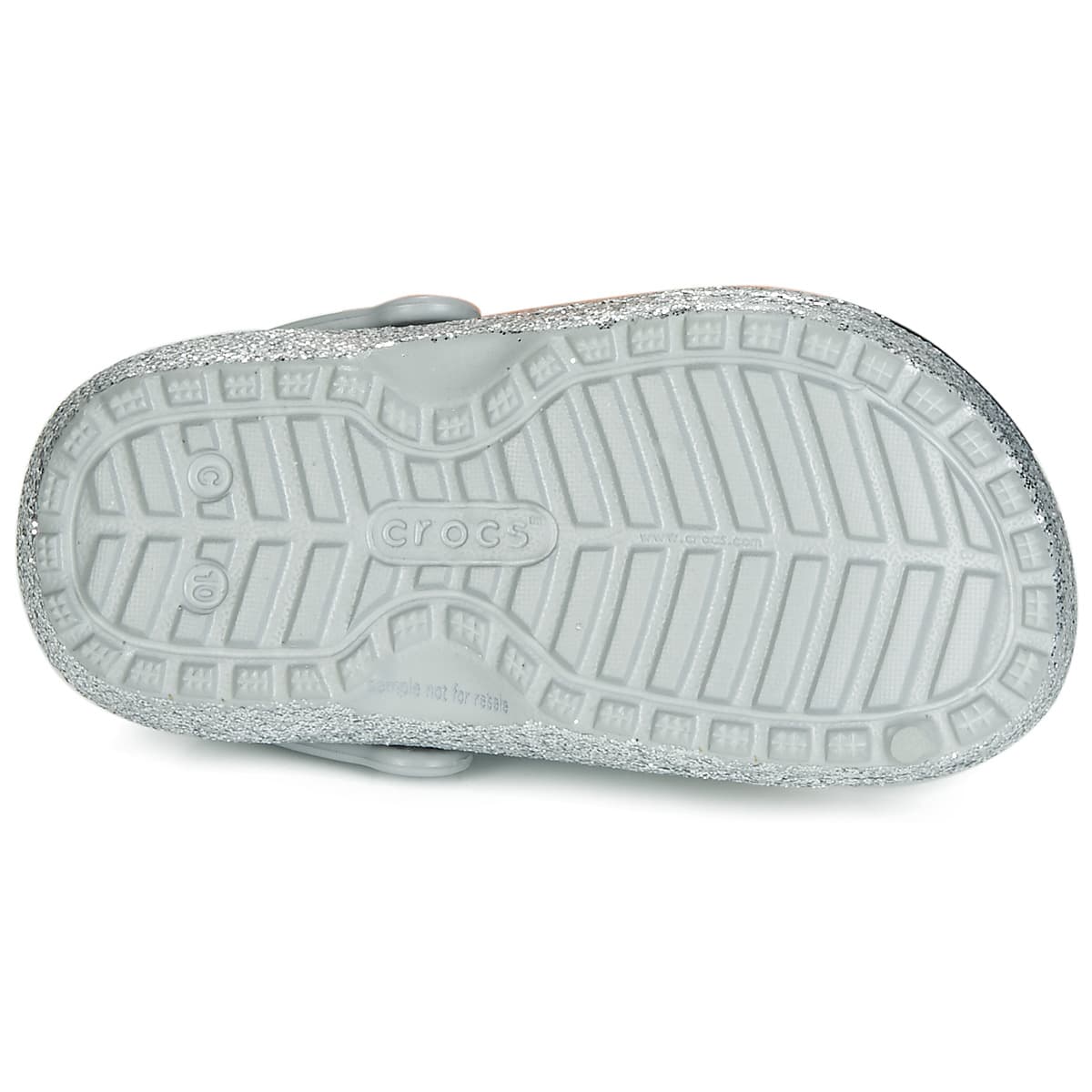 Girls' Slippers Crocs Silver