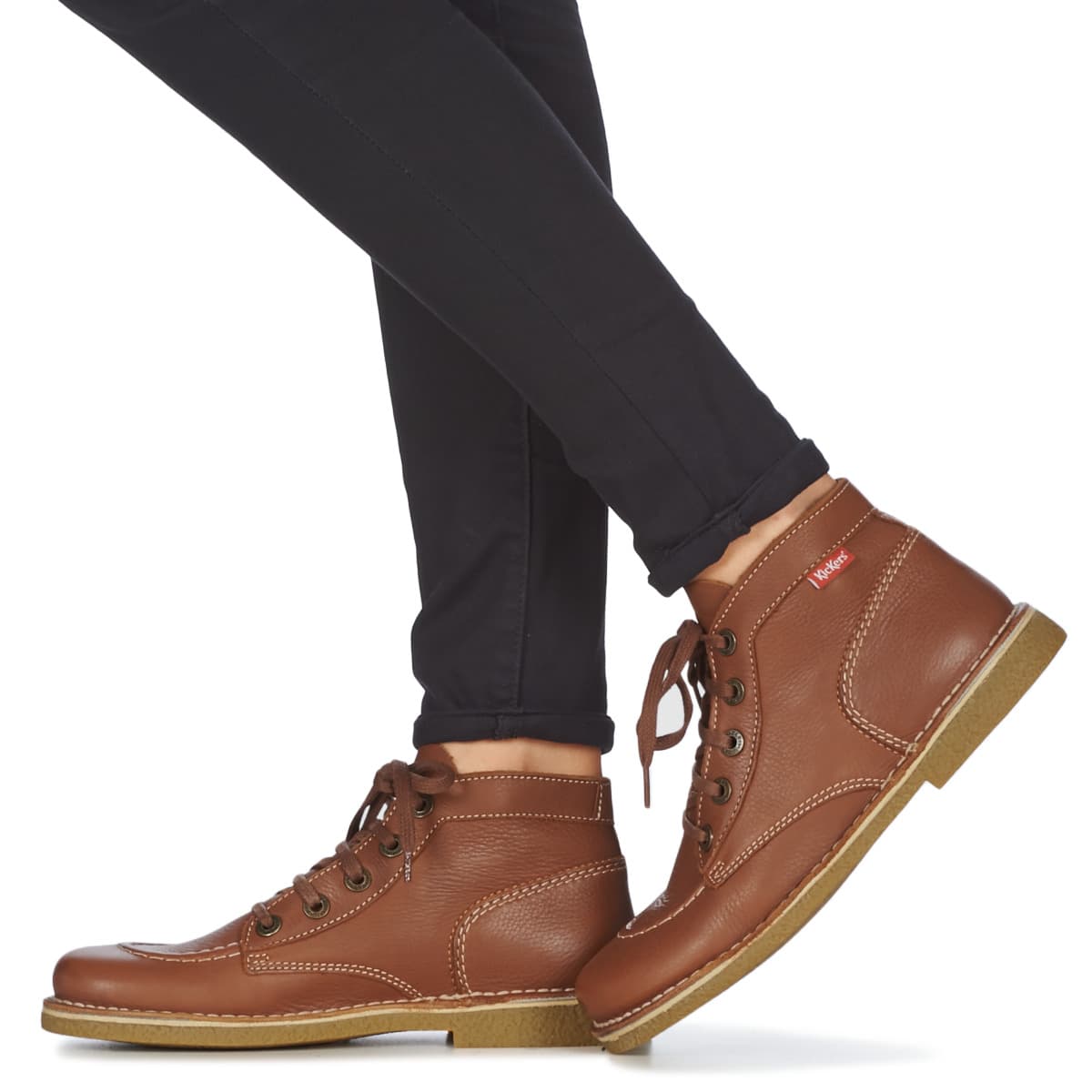 Women's Boots Kickers Brown