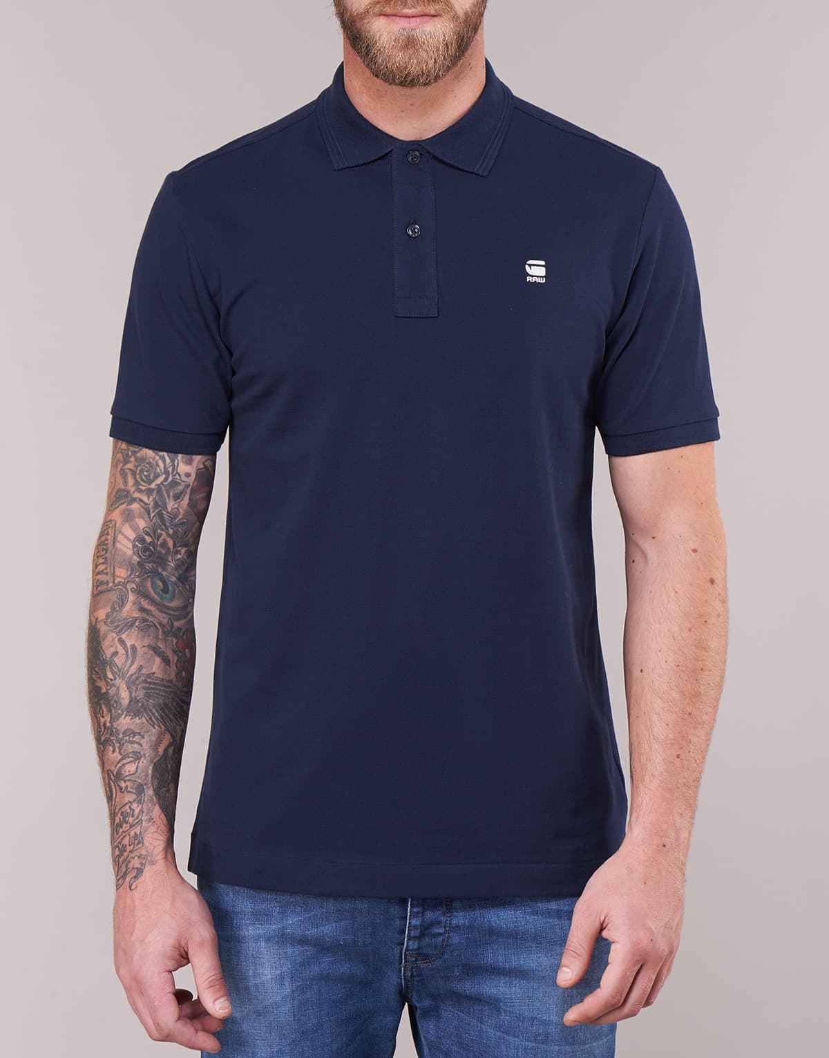 Men's Polo Shirts G-Star Raw Blue