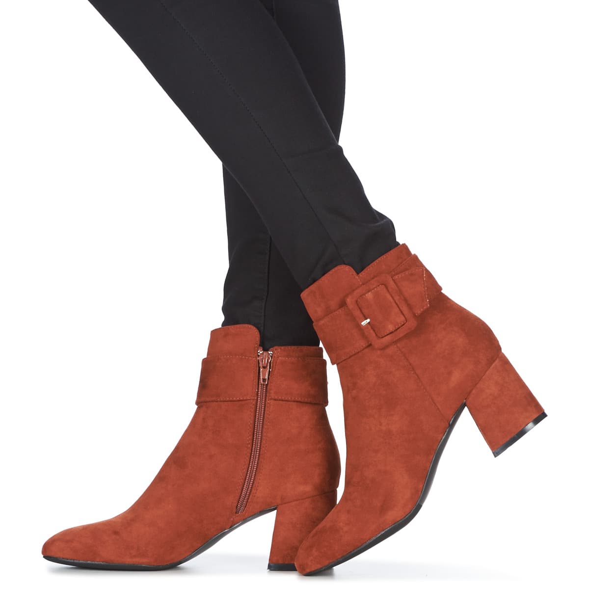 Women's Ankle Boots Moony Mood Orange