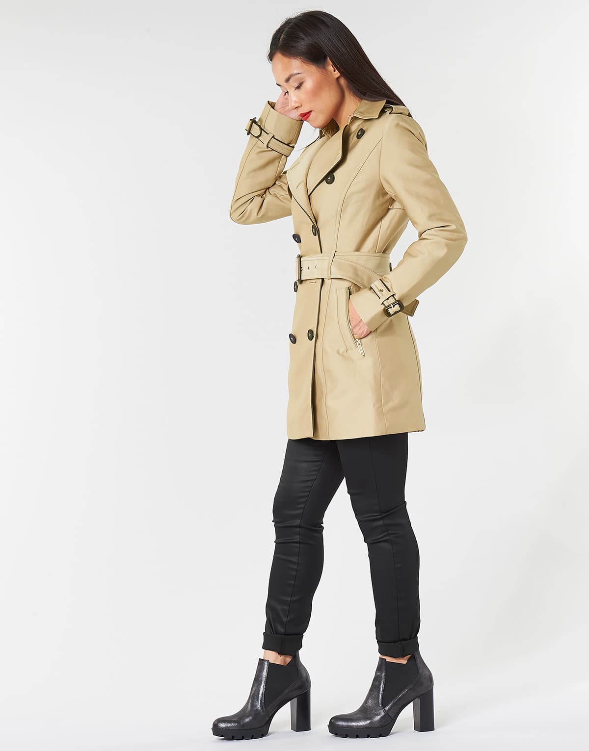 Women's Coats Morgan Beige