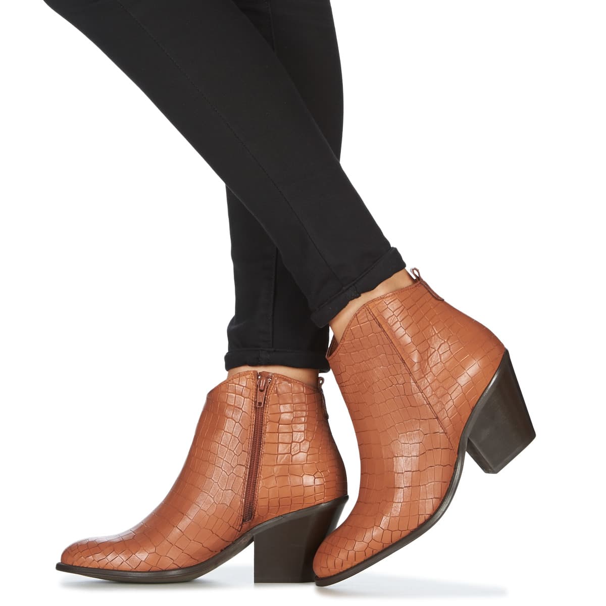 Women's Ankle Boots Fericelli Brown