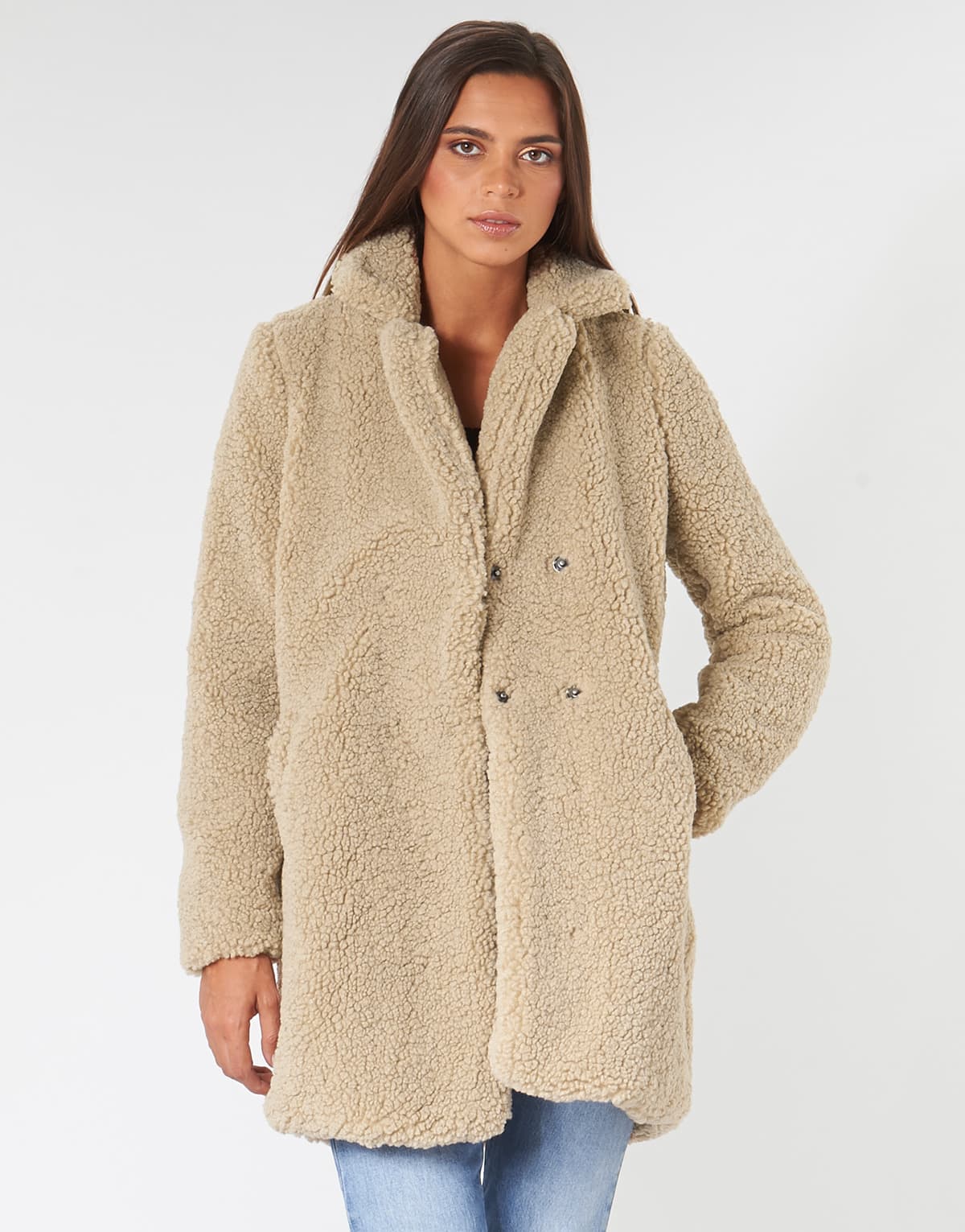 Women's Coats Noisy May Beige
