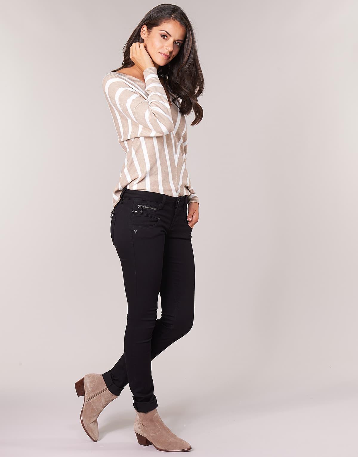 Women's Jeans Freeman T.Porter Black