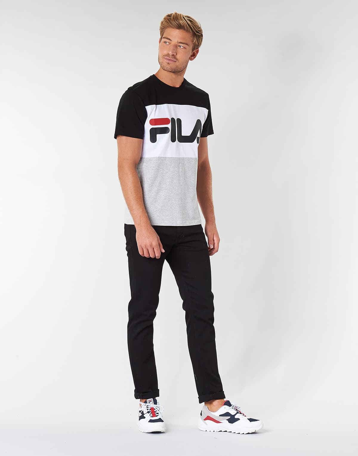 Men's T-Shirts Fila Gray