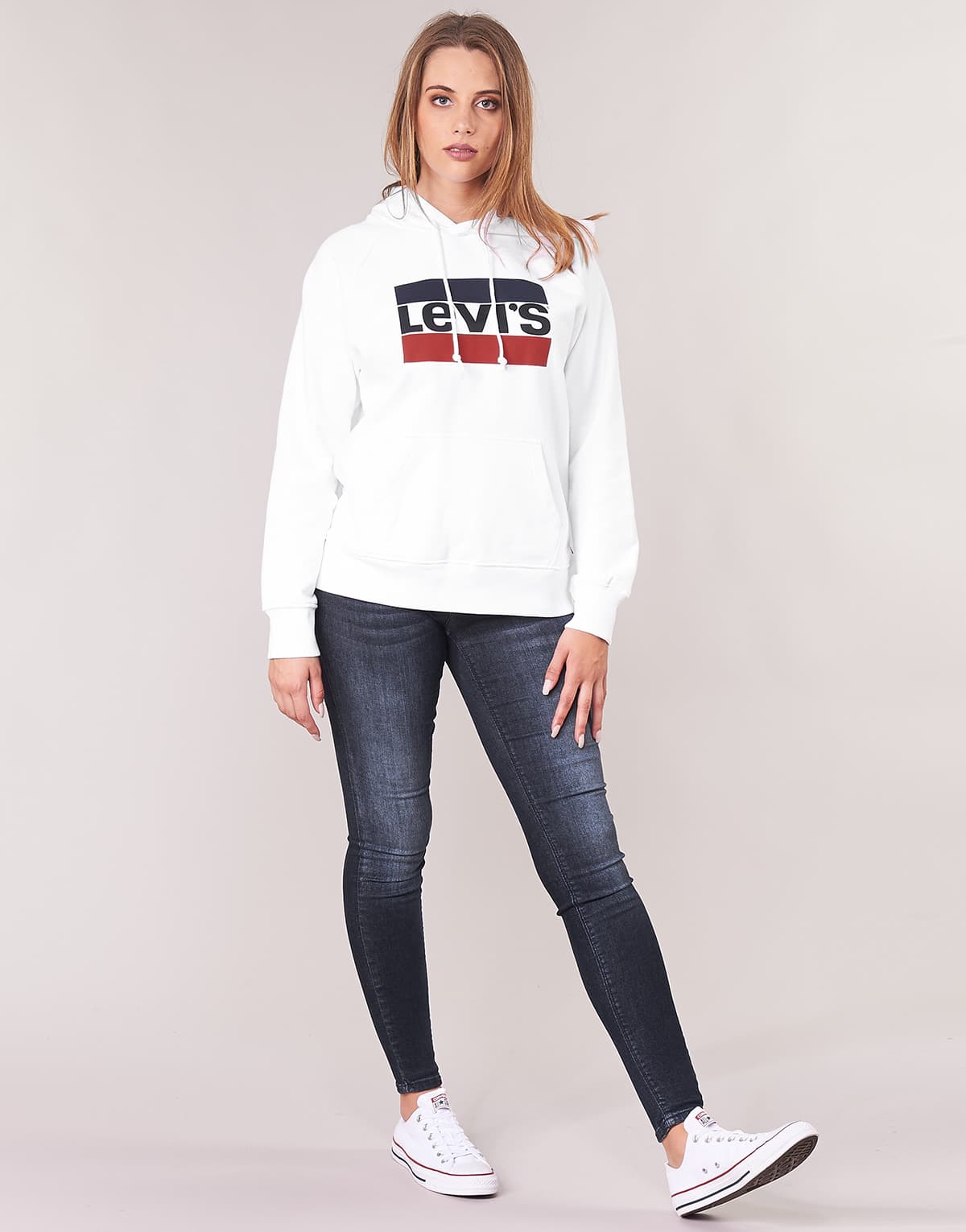 Women's Sweatshirts Levis White