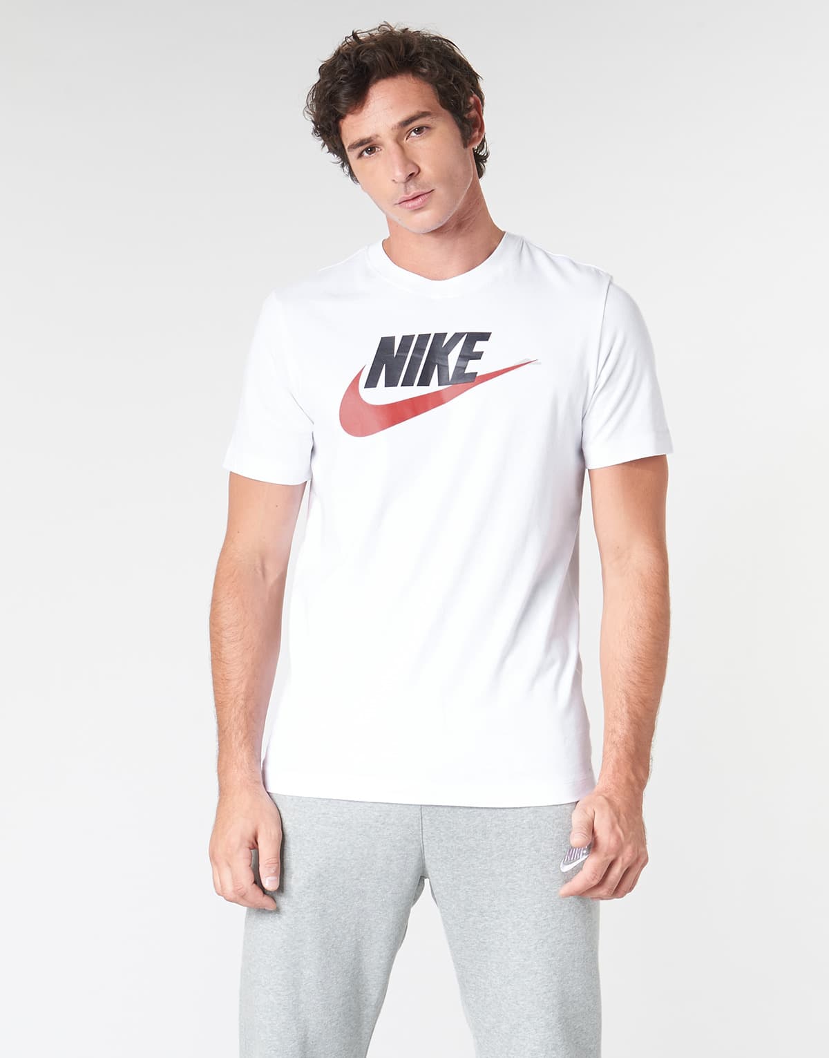 Ανδρικά αθλητικά μπλουζάκια Nike Λευκό