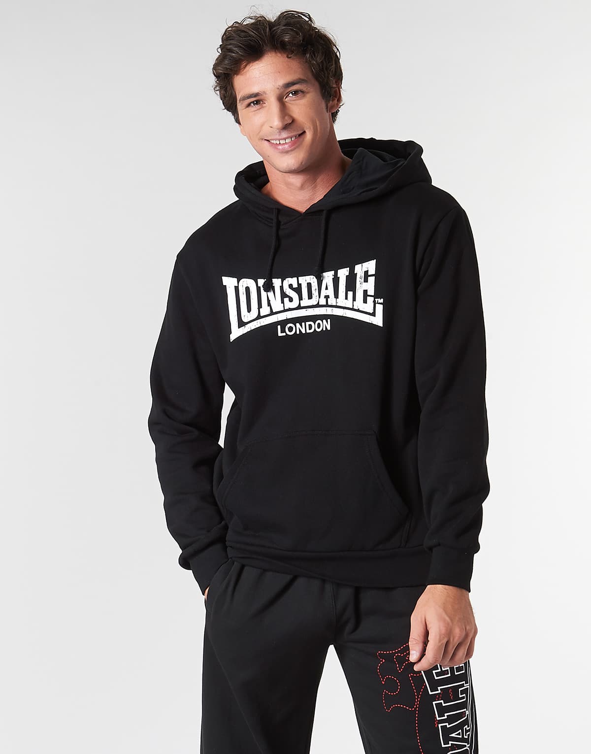 Men's Sweatshirts Lonsdale Black