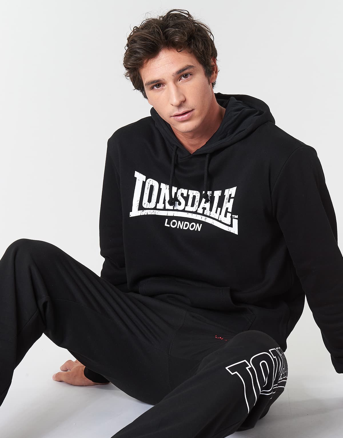 Men's Sweatshirts Lonsdale Black