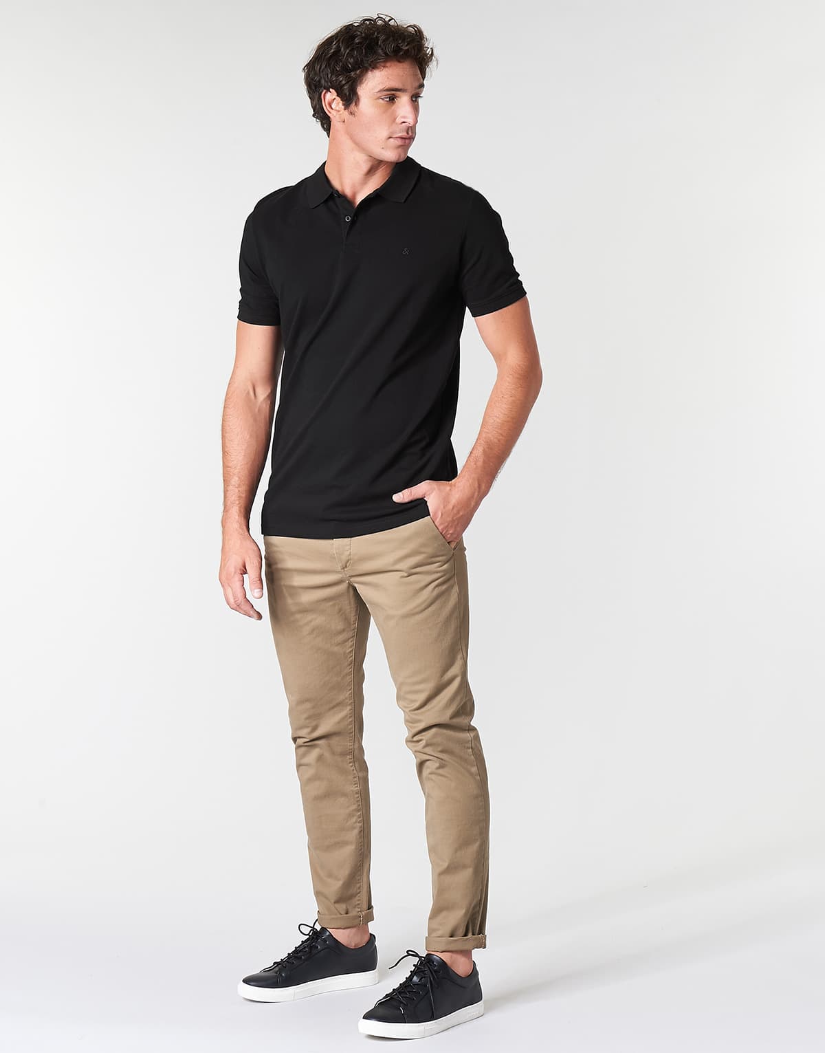 Men's Polo Shirts Jack & Jones Black