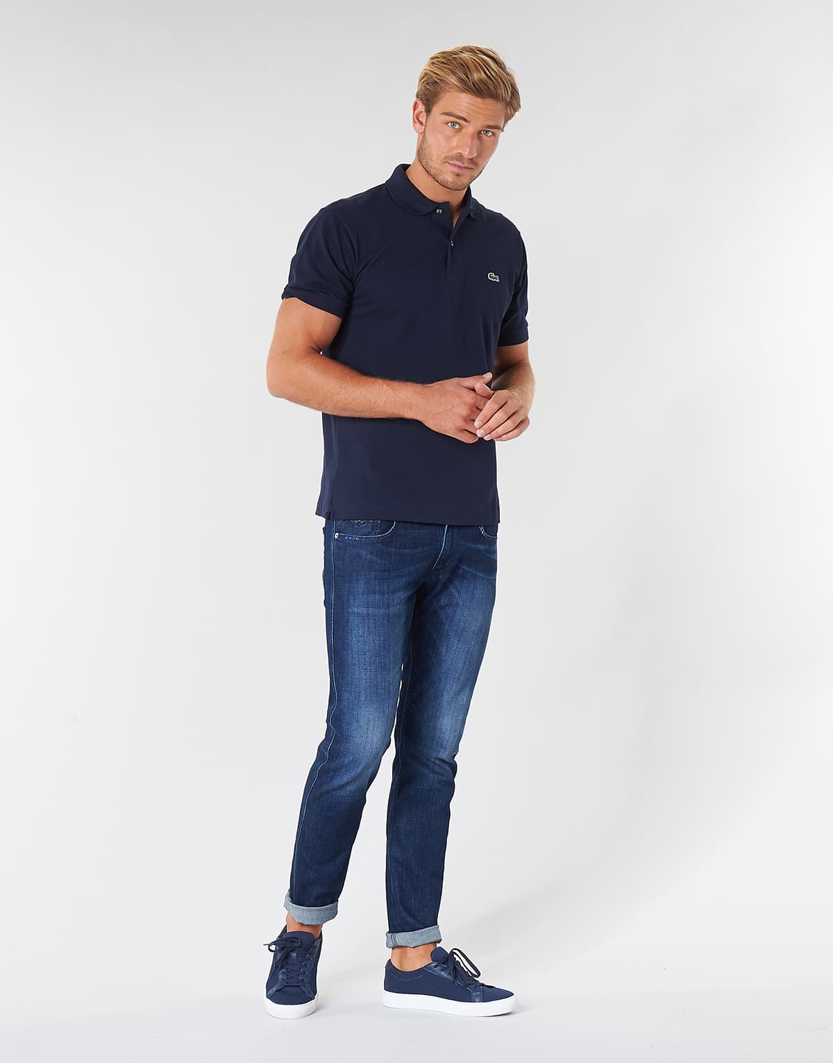 Men's Polo Shirts Lacoste Blue