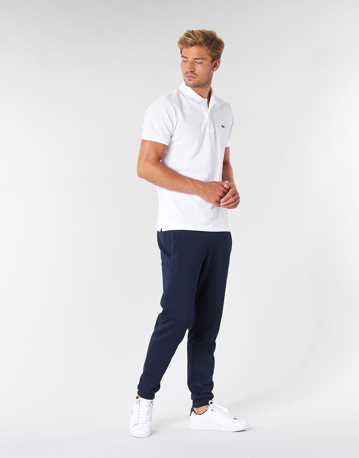 LACOSTE ΜΠΛΟΥΖΑ ΚΜ POLO SS 3L1212-001 White