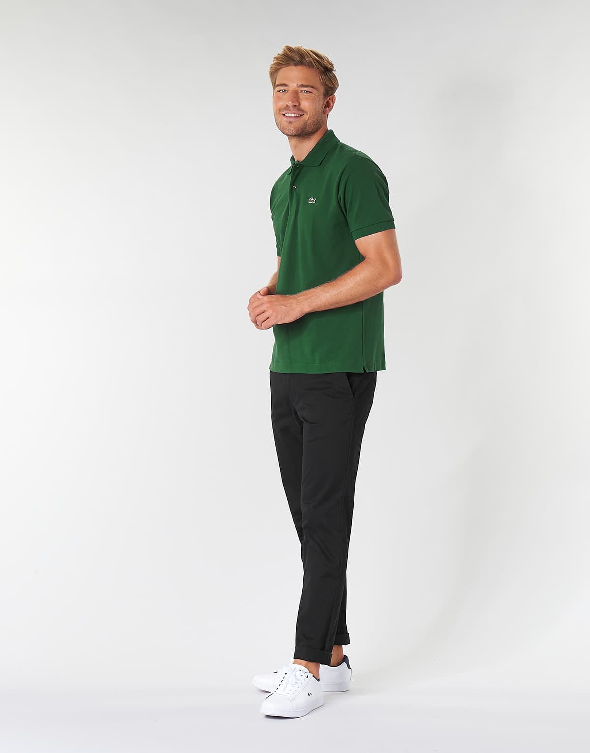 Men's Polo Shirts Lacoste Green