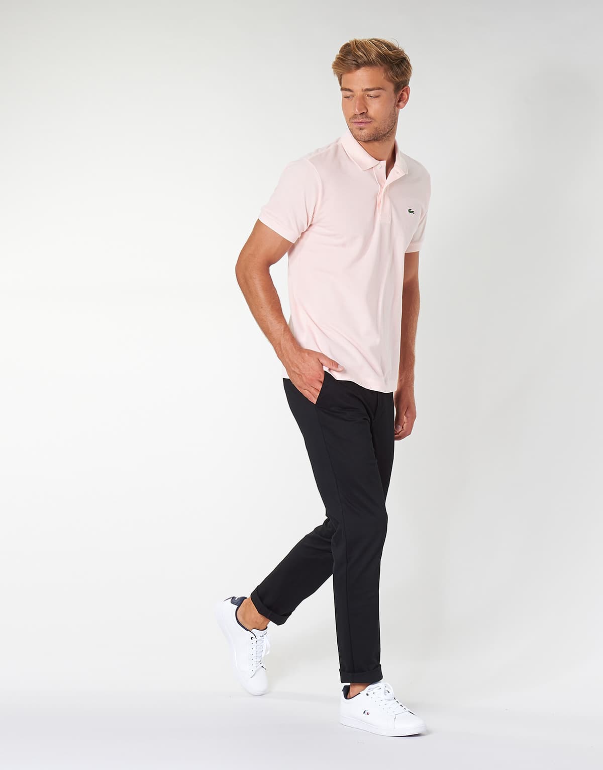 Men's Polo Shirts Lacoste Pink