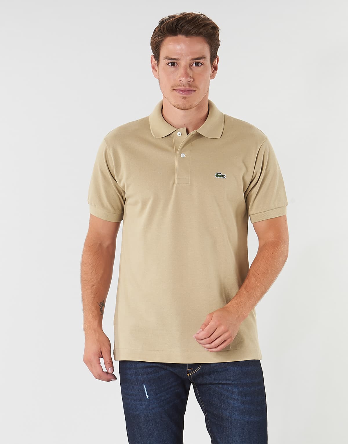 Men's Polo Shirts Lacoste Beige