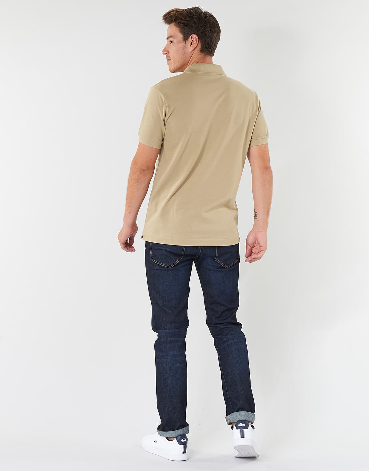 Men's Polo Shirts Lacoste Beige