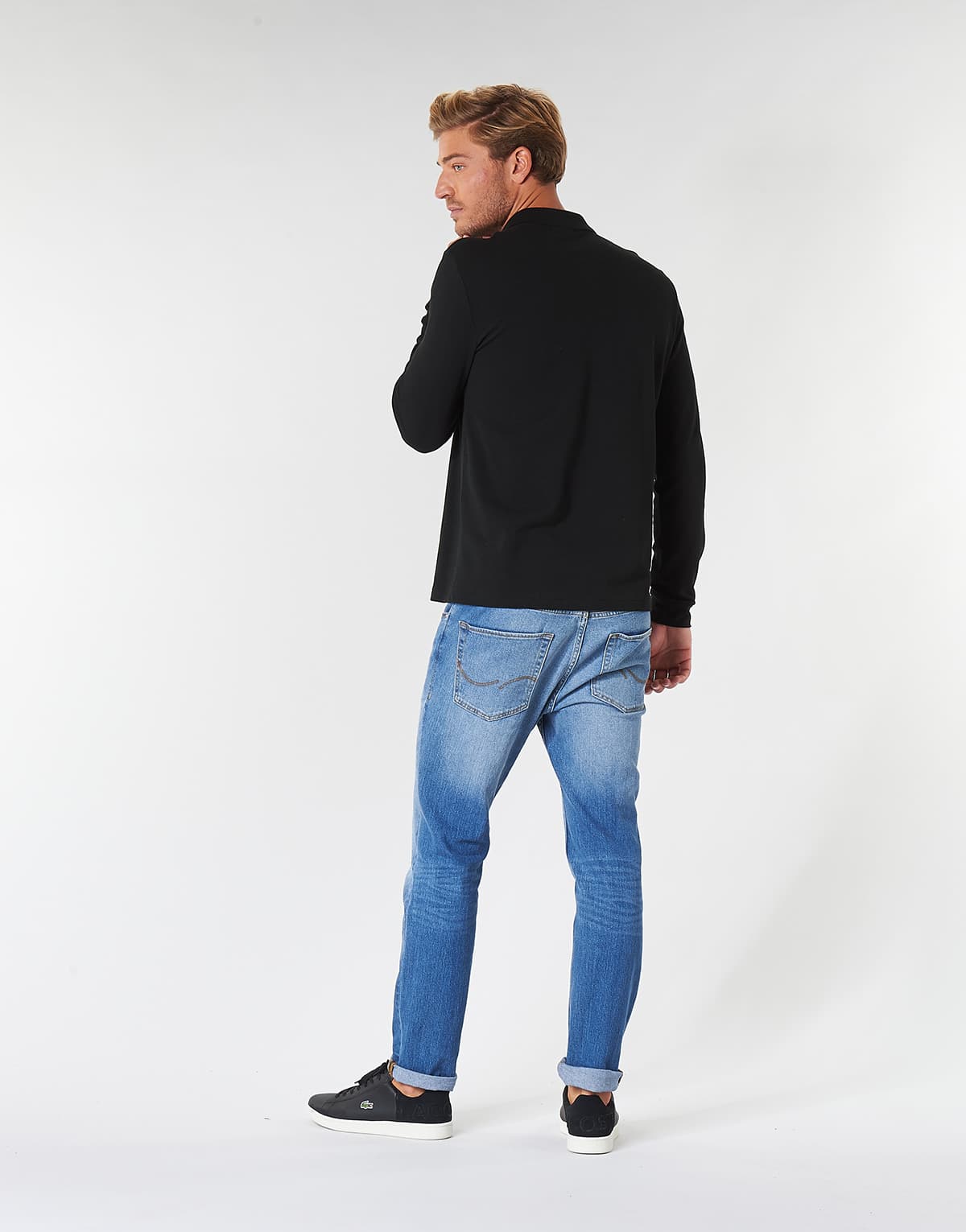 Men's Polo Shirts Lacoste Black