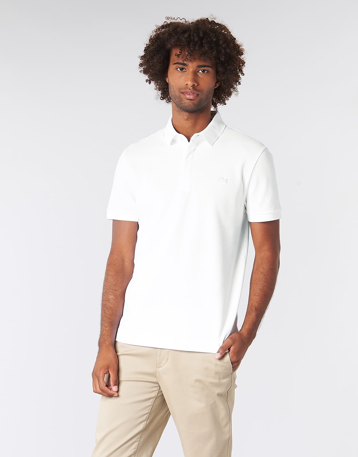 Men's Polo Shirts Lacoste White