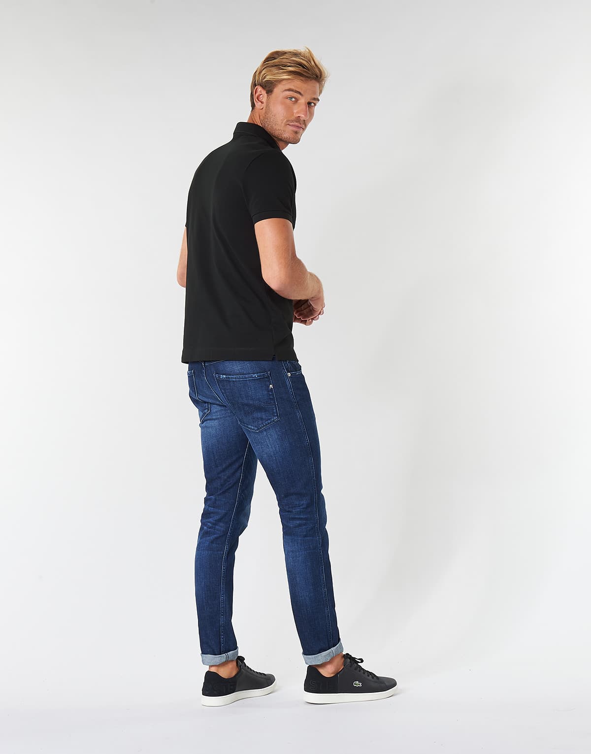 Men's Polo Shirts Lacoste Black