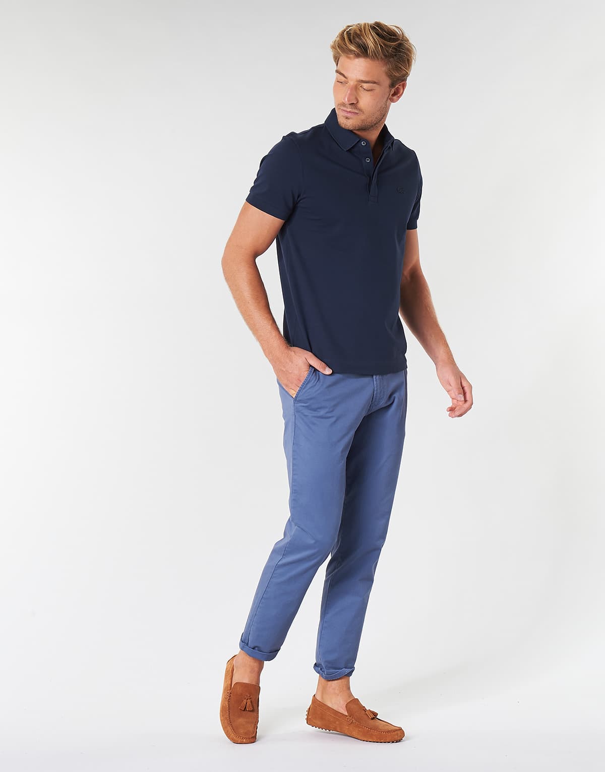 Men's Polo Shirts Lacoste Blue