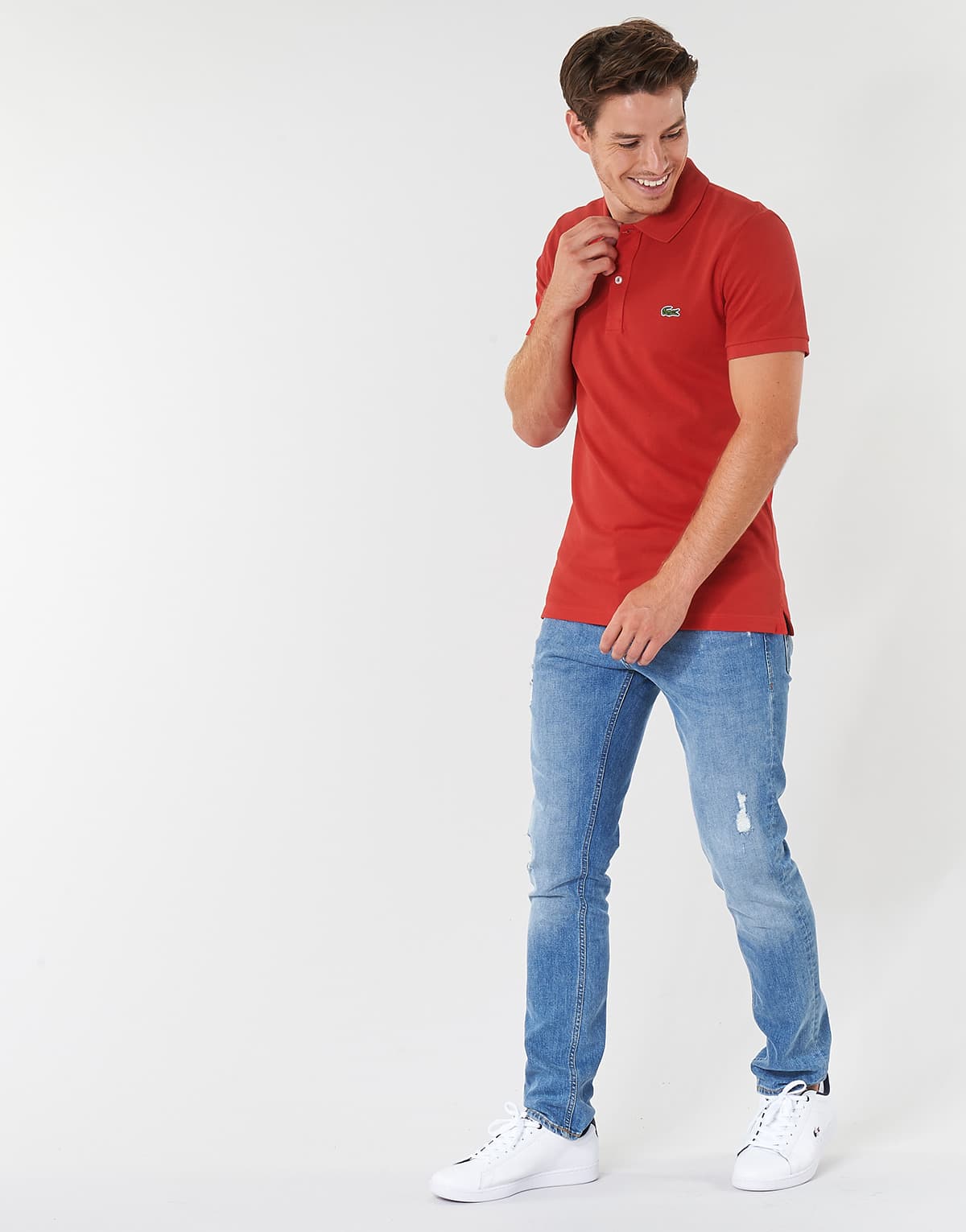 Men's Polo Shirts Lacoste Red