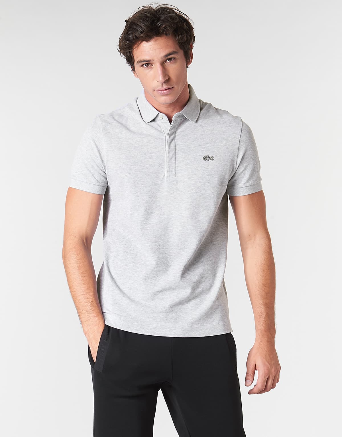 Men's Polo Shirts Lacoste Gray