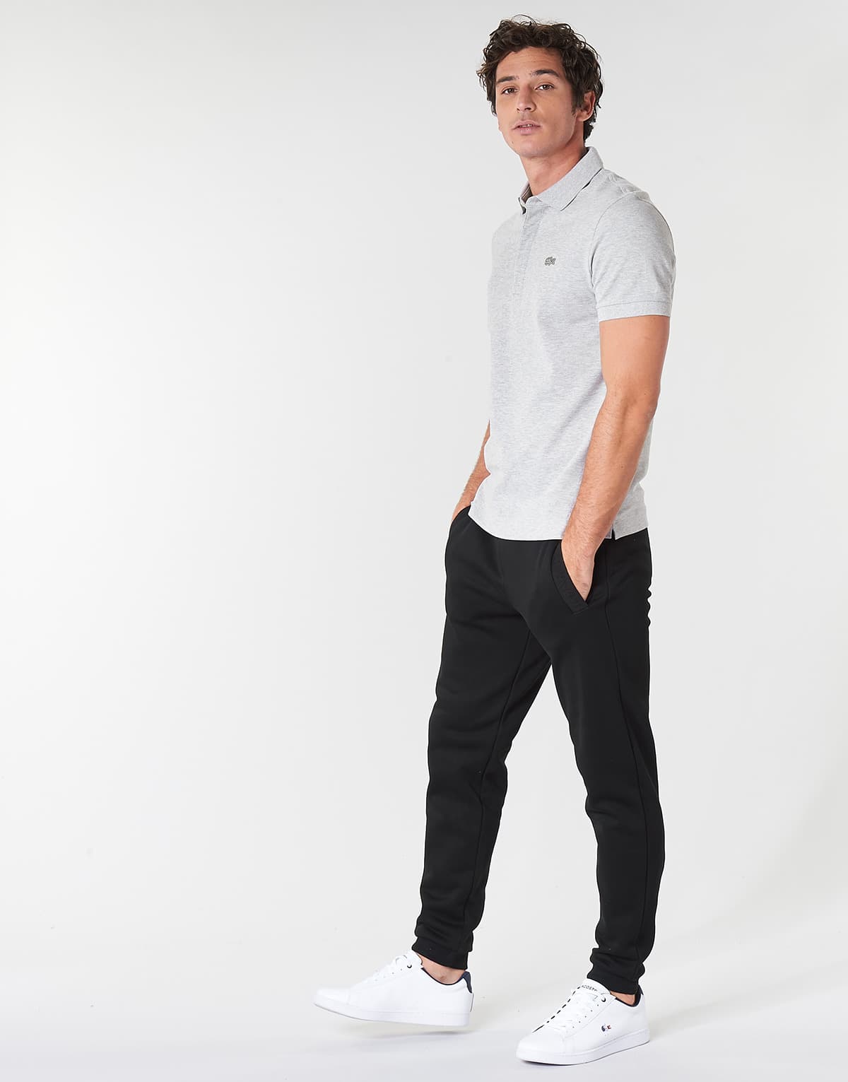 Men's Polo Shirts Lacoste Gray