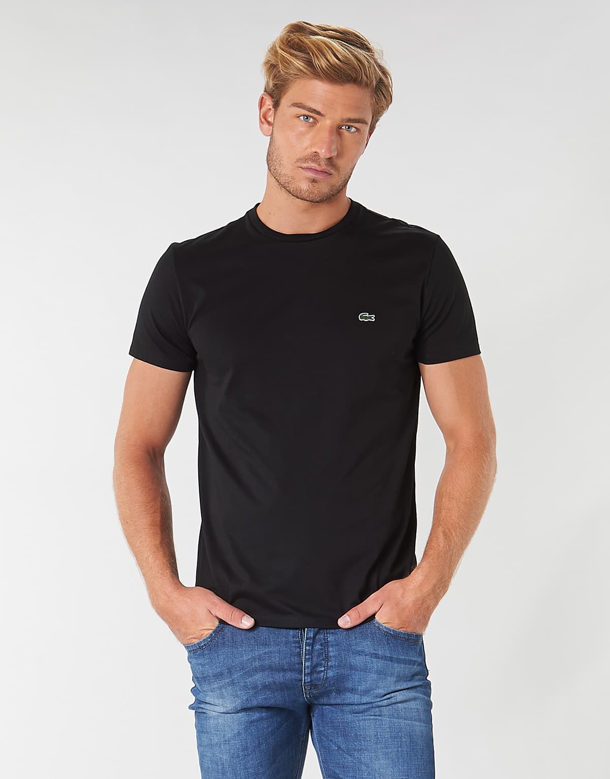 Men's T-Shirts Lacoste Black